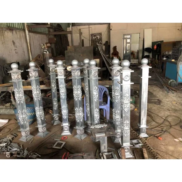 Trụ cầu thang-trụ đề ba sắt hộp v90-v100