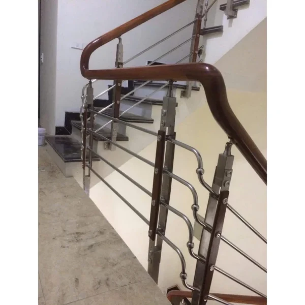 Trụ xỏ cầu thang inox 304, trụ cầu thang.